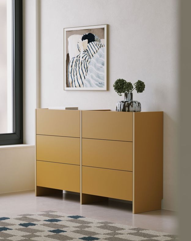Komoda ASKA ASK04
Kolor: Musztarda Vintage
Okleina: Cytrynowy Mus