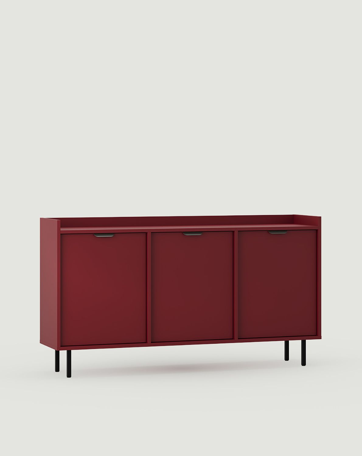 SIGI RTV skříň KSTV1K
Barva: Marseille Burgundy
Noha: černá
Úchytka: LAYERS 110 Deep Basalt
