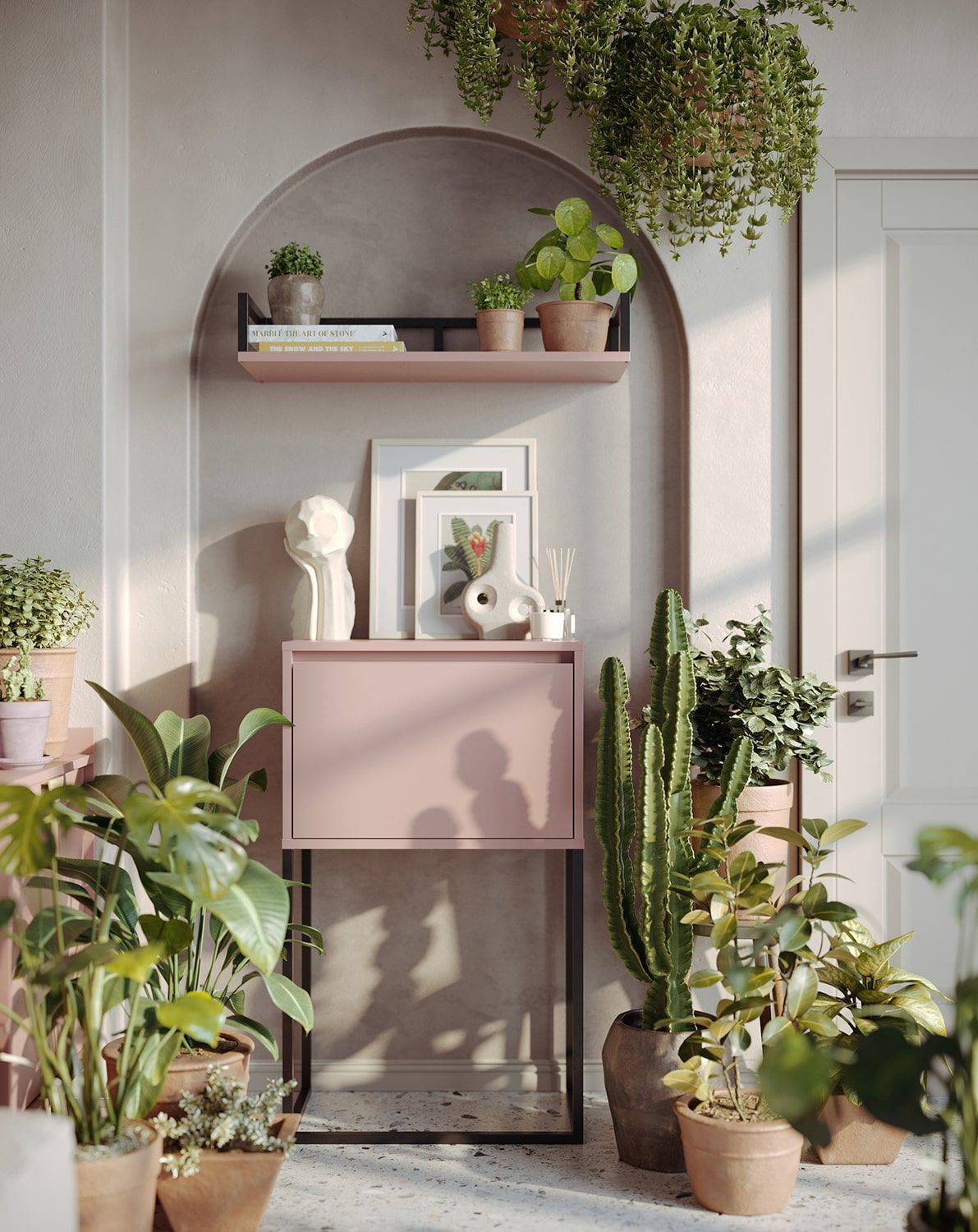 Komoda ODIS KD1 konzola
Barva: Antique Rose
Barva nohou: ocel ODIS černá