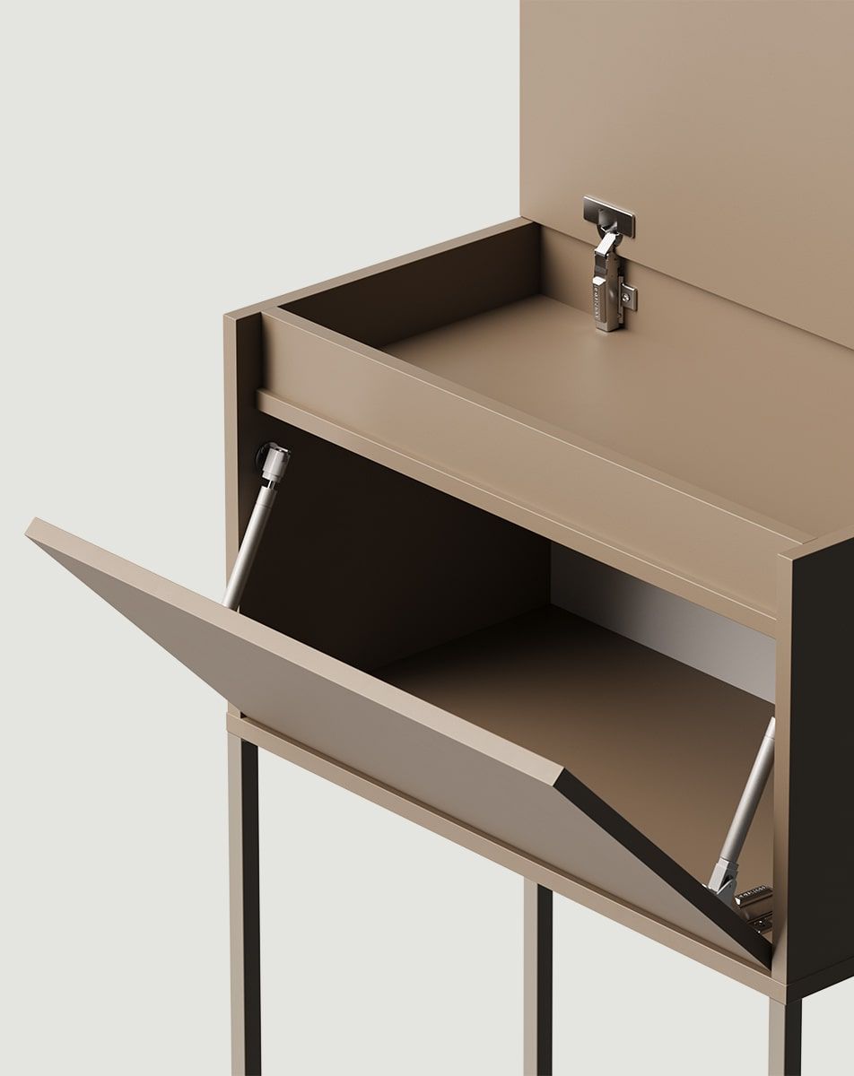 Komoda ODIS KD1
Barva: Cappuccino
Barva nohou: ocel ODIS černá