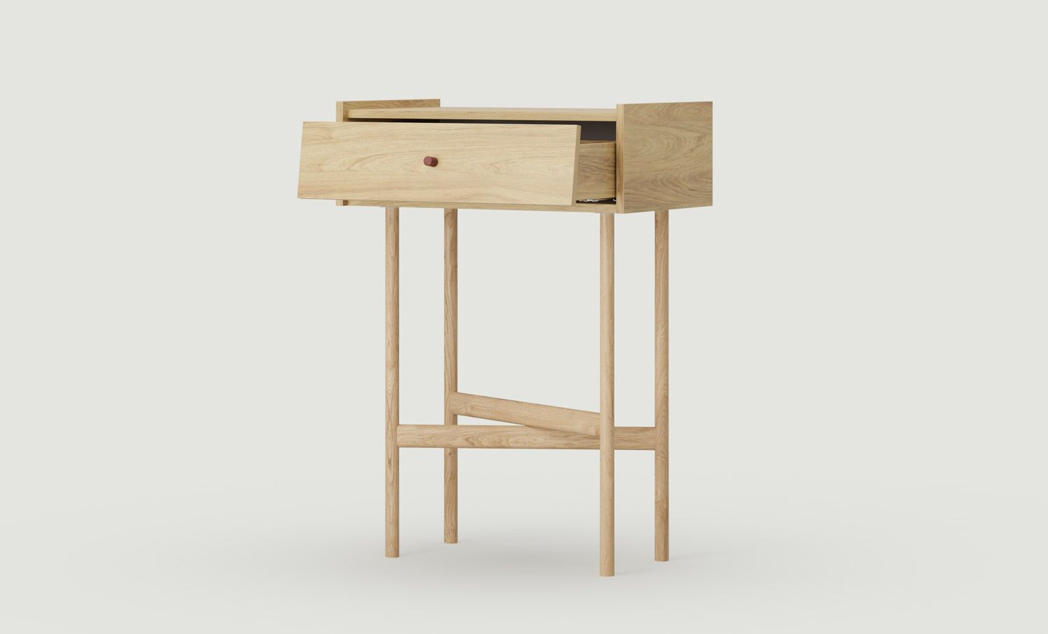 Konzola SKRA SKR92
Barva: Natural Hickory
Rukojeť: burgundský knoflík
Noha: naolejovaný dub