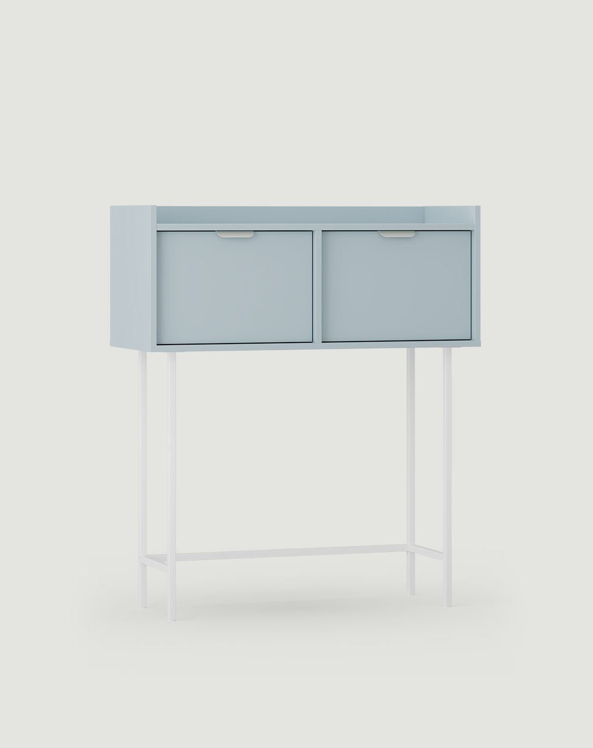 Vysoká konzola SIGI KSW2
Barva: holubičí modř
Noha: bílá
Rukojeť: rukojeť LAYERS edge 110 mléčná pistácie