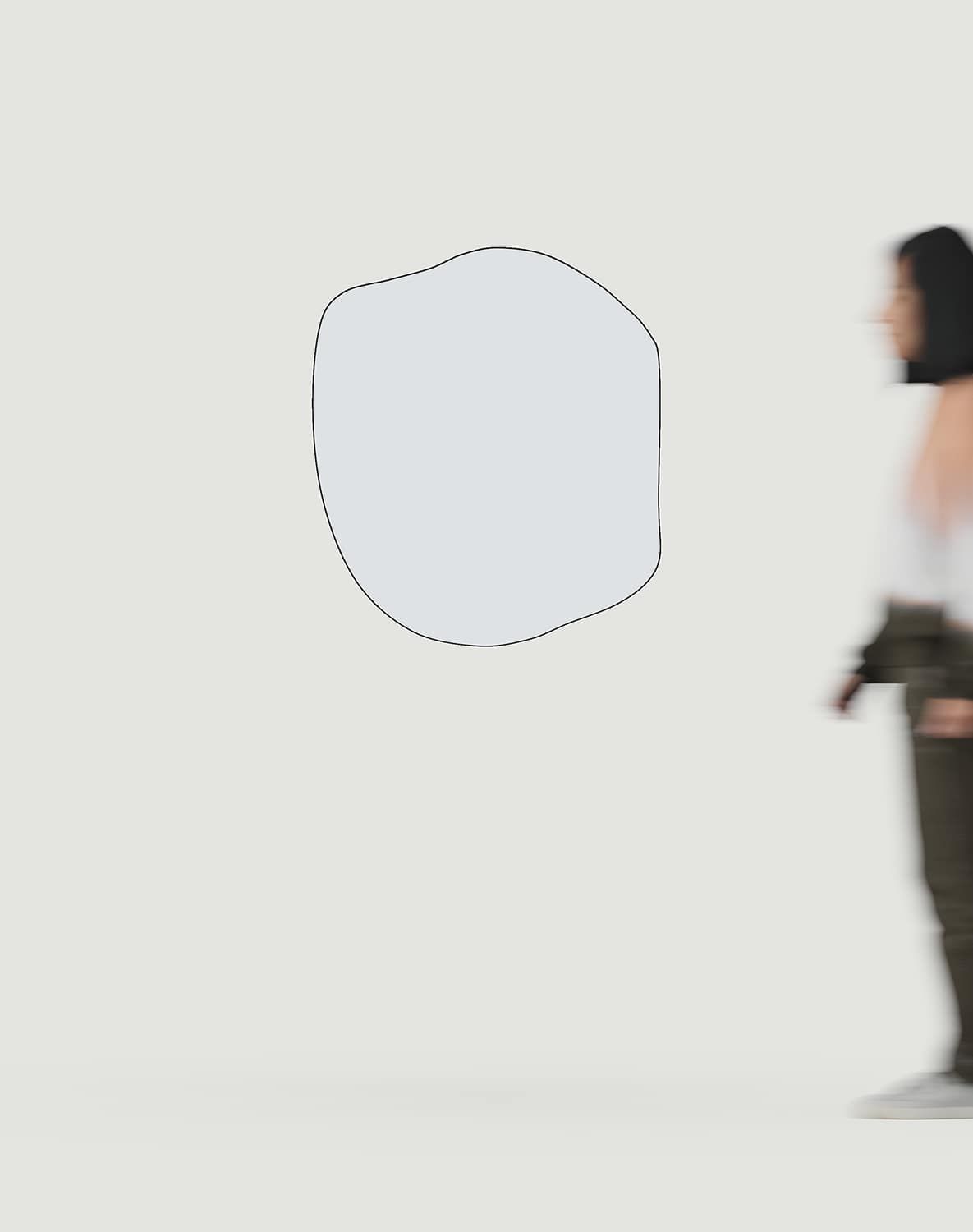 Zrcadlo v rámu OLLO 2