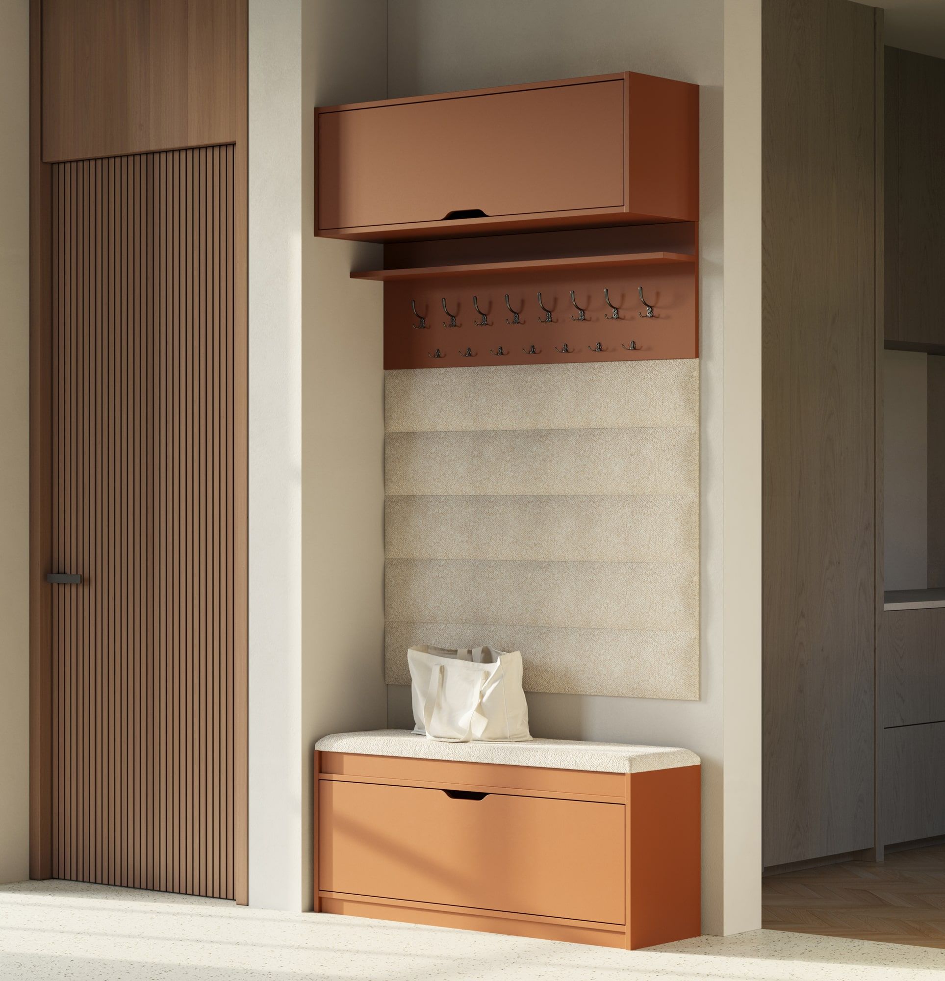 Čalouněný nástěnný panel P01 145-160cm
Barva čalounické látky: Moss 02