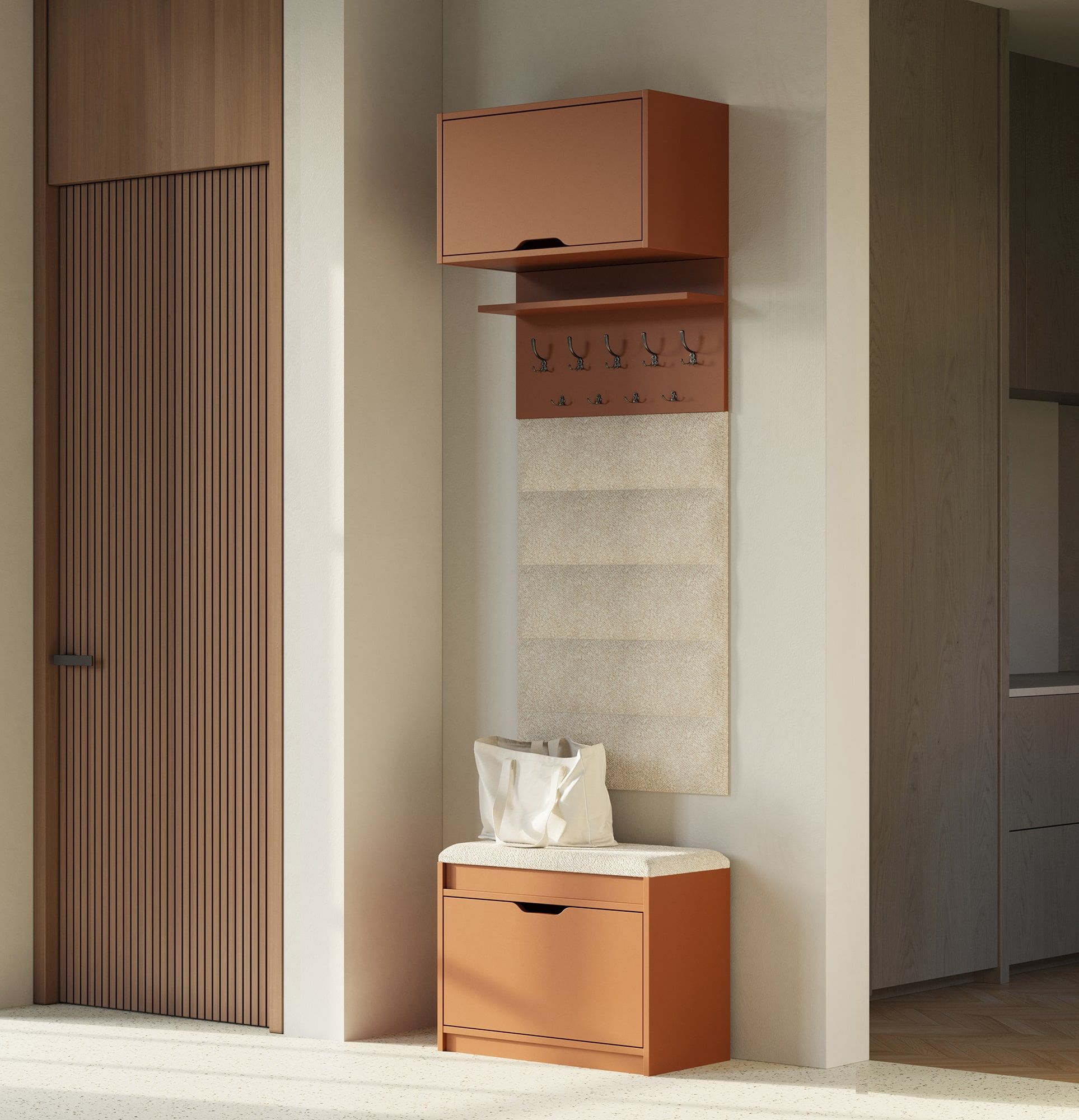Čalouněný nástěnný panel P01 40-70cm
Barva čalounické látky: Moss 02