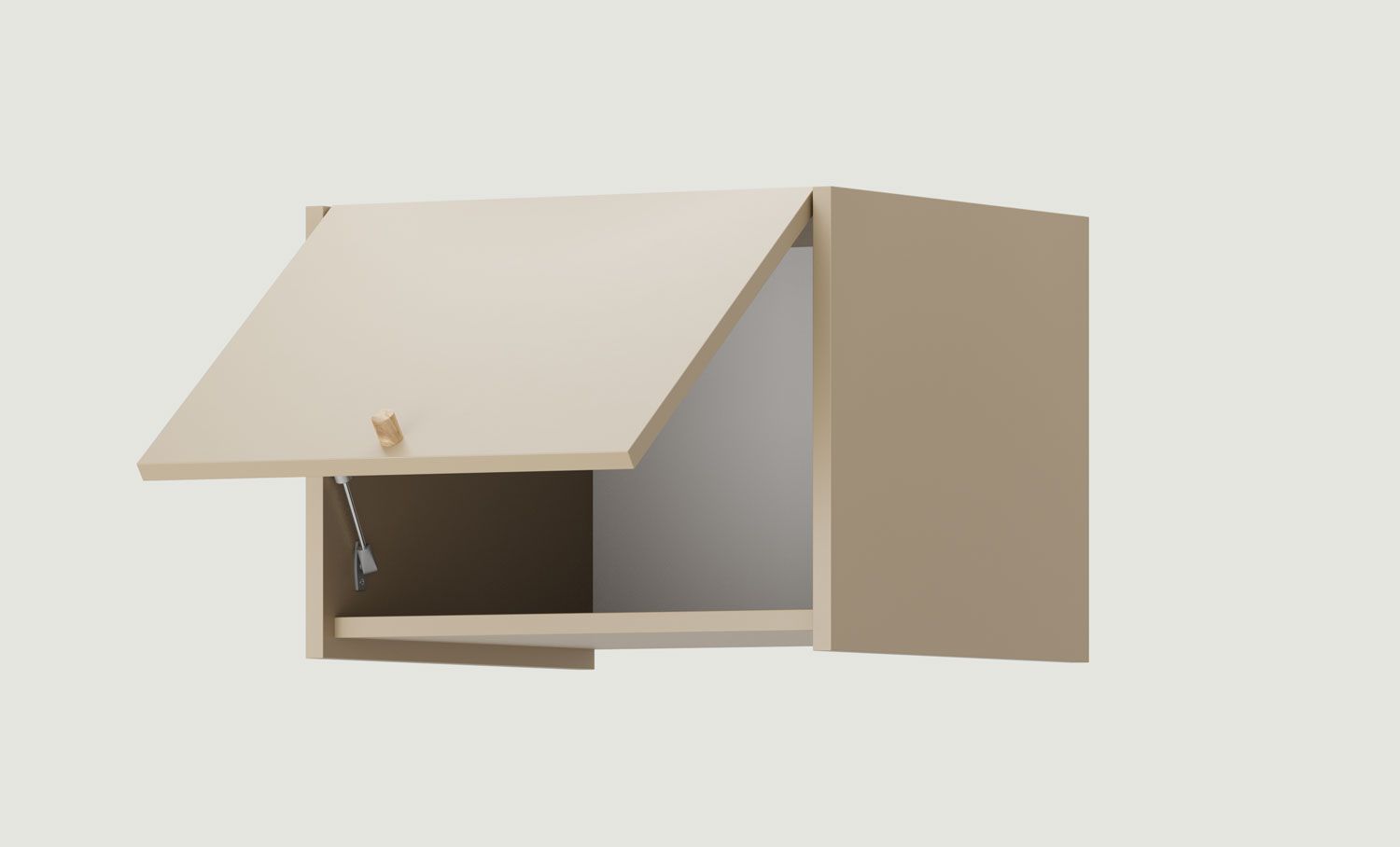 Pavilon SKRA SKR78
Barva: popelavě bílá hlína
Rukojeť: dubový knoflík