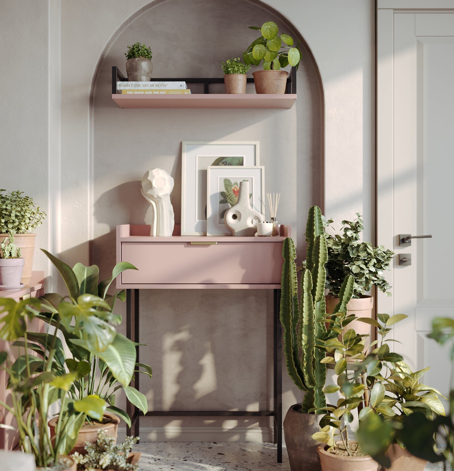 Průmyslový regál ODIS PA1
Barva: Antique Rose