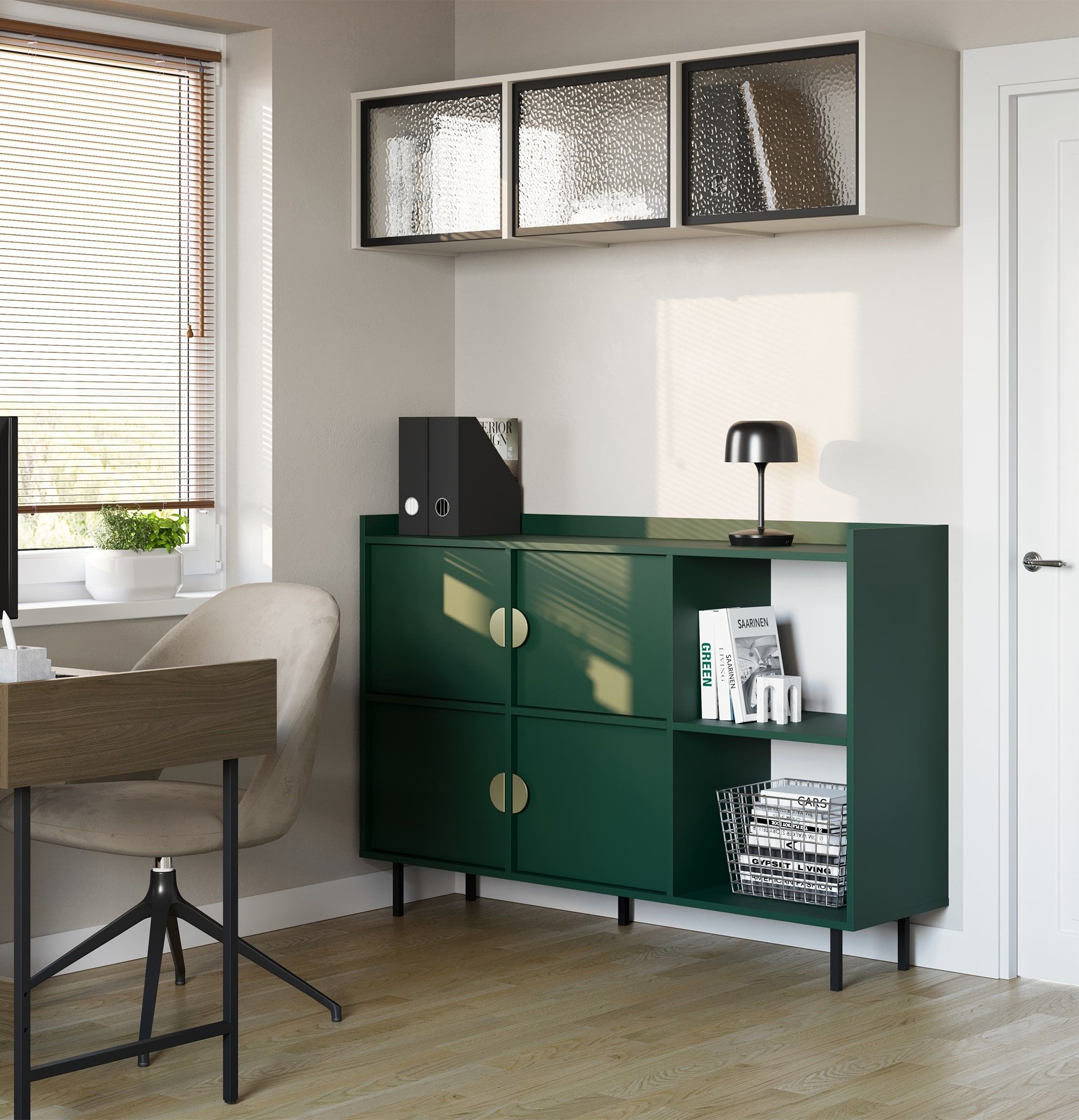 Kancelářská knihovna SIGI SRPRO2
Barva: Precious Emerald
Noha: černá
Rukojeť: RIND rukojeť Zlatá