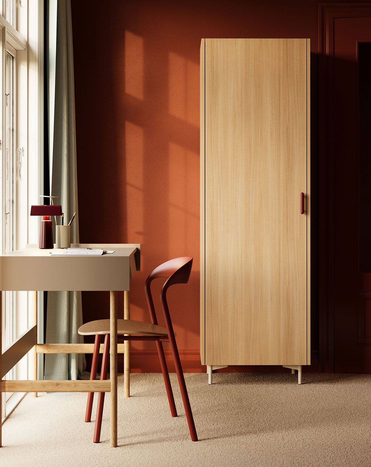 Podstavec SKRA SKR72
Barva: pískový dub
Rukojeť: Cigar Burgundy
Spodní rukojeť: burgundský knoflík
Noha: Mléčná dráha
                            
                            