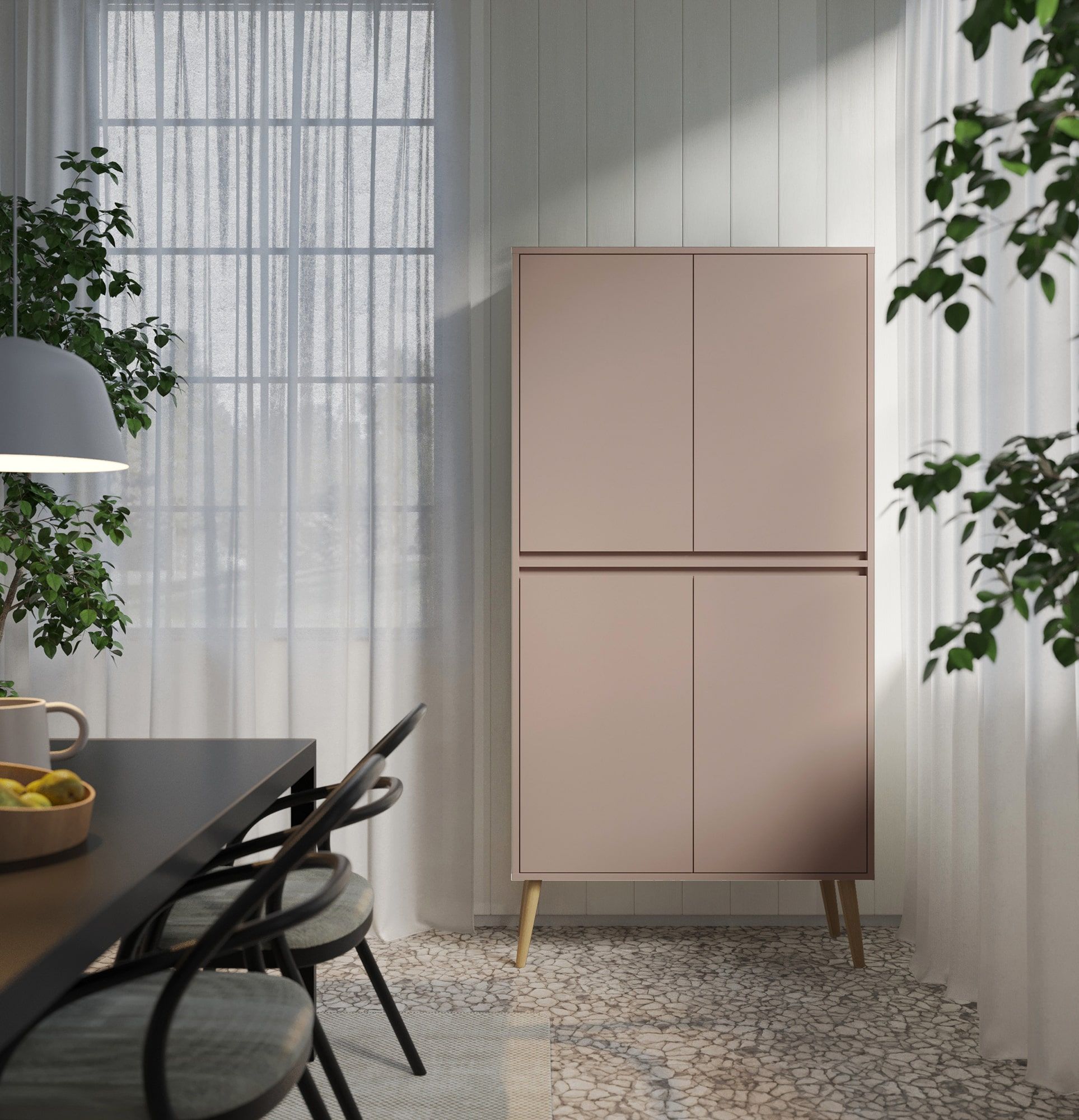 Podstavec FENRIS FS2
Barva: Antique Rose
Noha: Dubový váleček naolejovaný