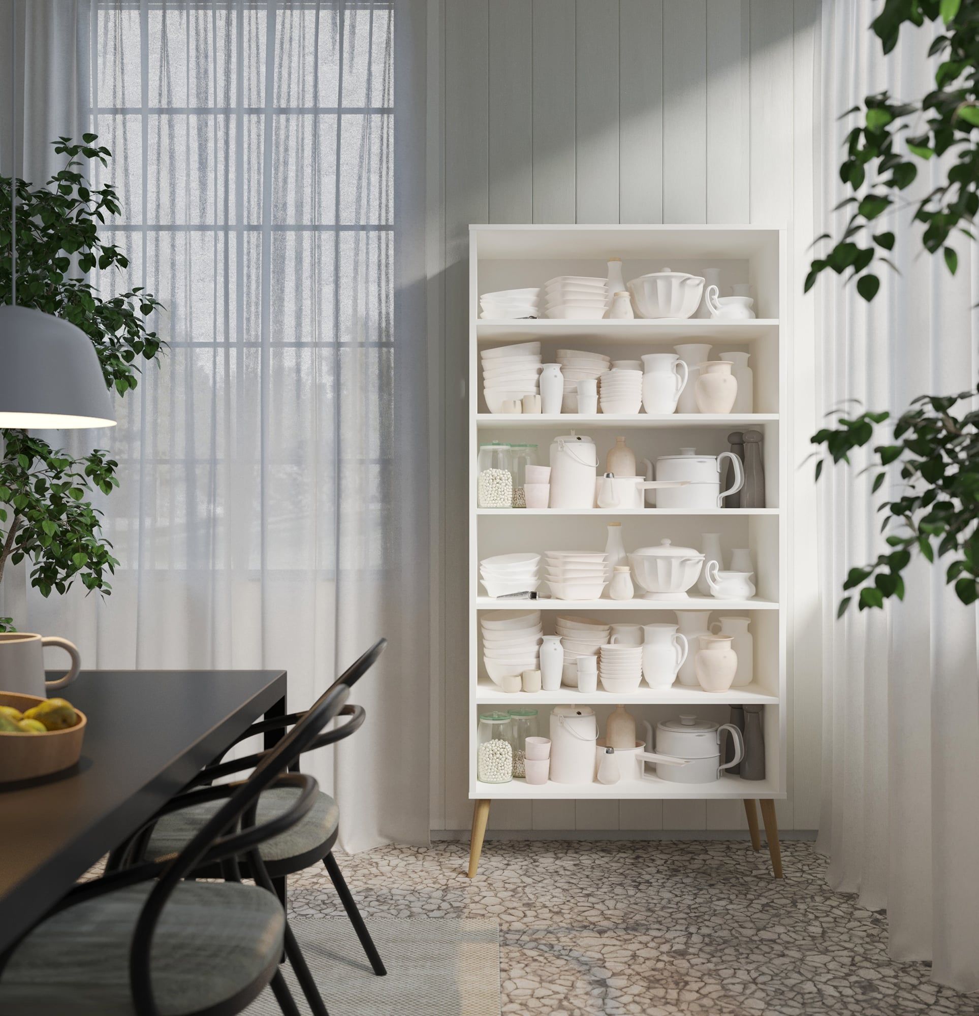 Podstavec FENRIS FS3
Barva: porcelánově bílá
Noha: Dubový váleček naolejovaný