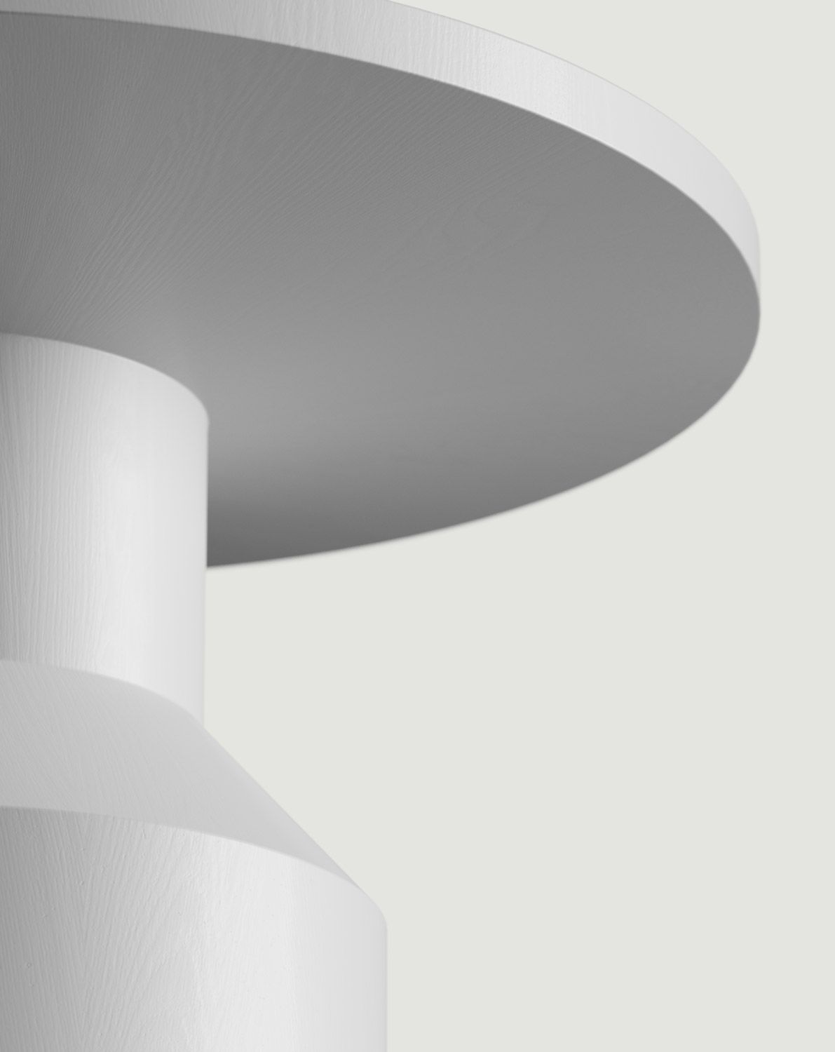  Dřevěný konferenční stolek FLAT SK2 White