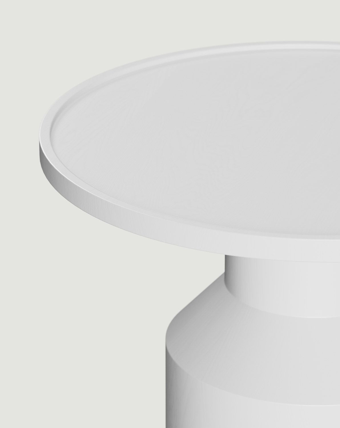 Dřevěný konferenční stolek FLAT SK2 White