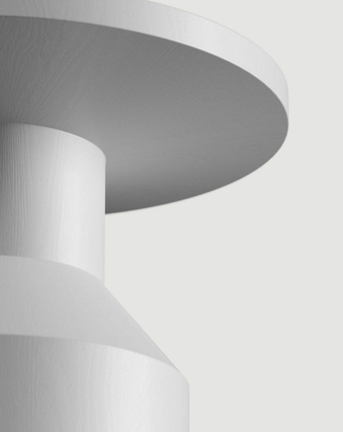  Dřevěný pomocný stůl FLAT SP2 White