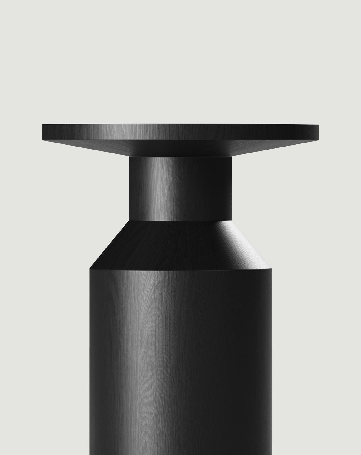 Dřevěný pomocný stůl FLAT SP2 Black
