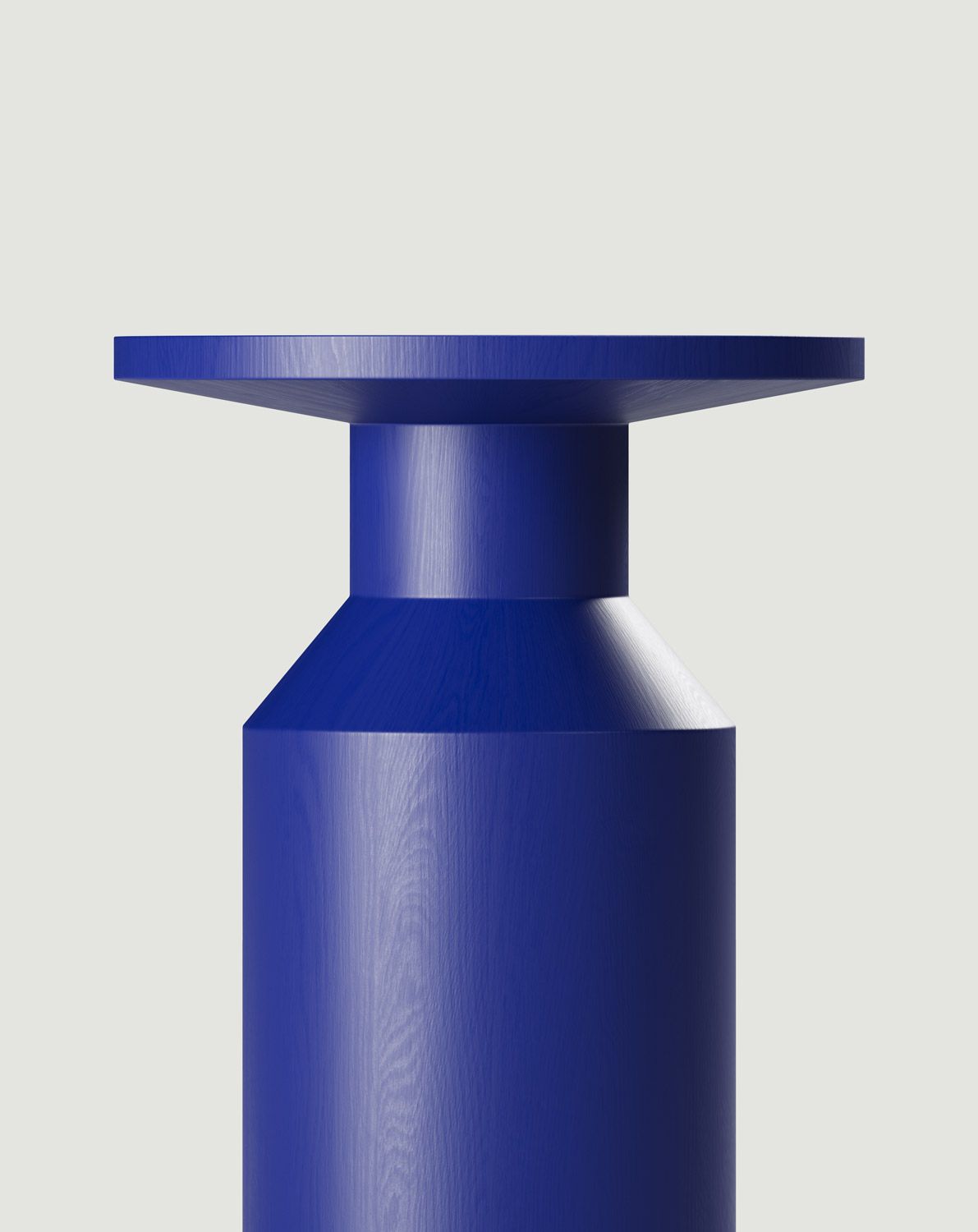 Dřevěný pomocný stůl FLAT SP2 Cobalt