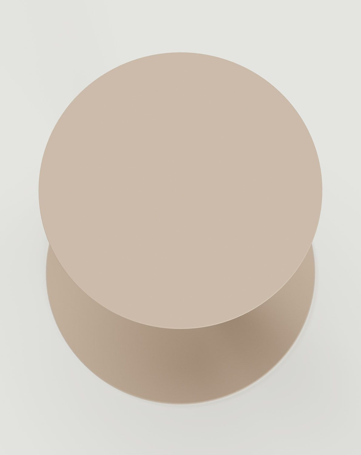 Pomocný stůl RONDO Cappuccino z oceli