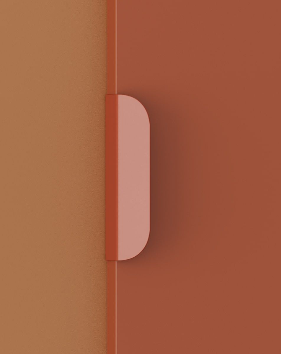 LAYERS LAY43 šatní skříň
Barva: ohnivá terakota
Barva 2: Sahara Deep
Úchytka: Úchytka na hraně LAYERS 110 Ohnivá terakota