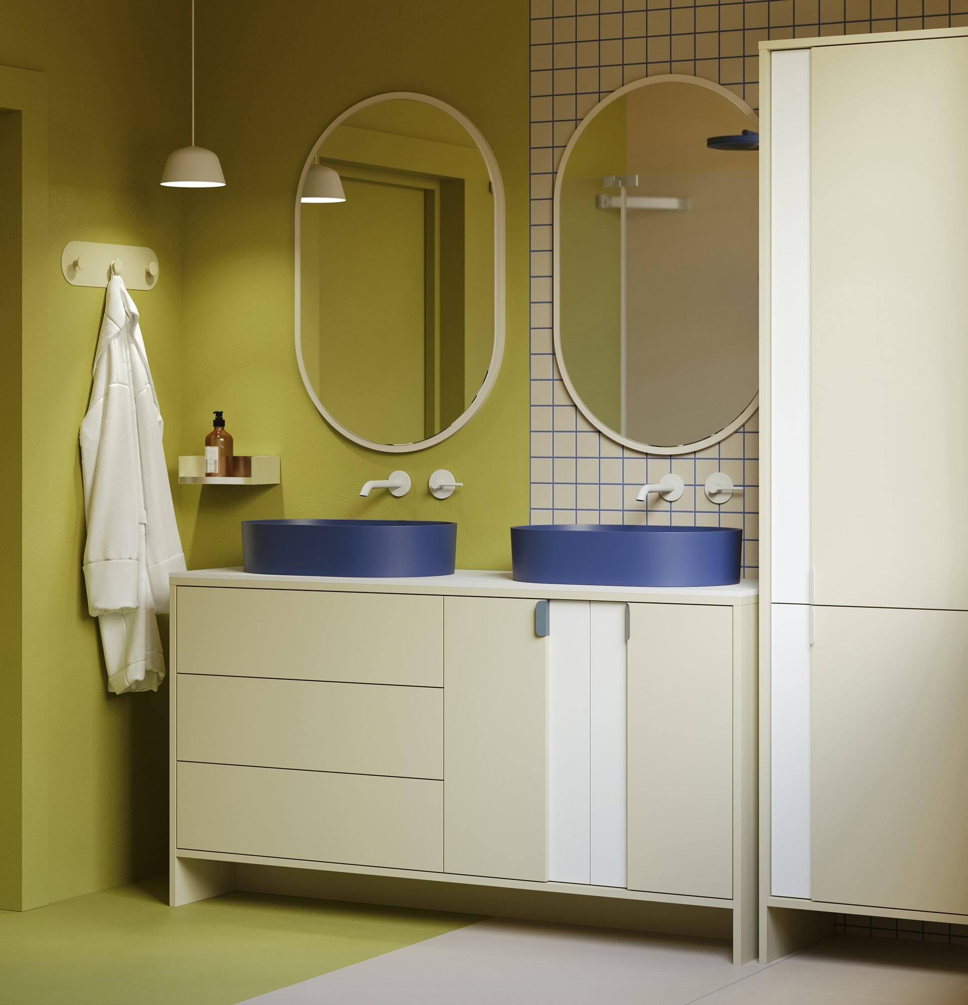 Skříňka pod dvě umyvadla LAYERS LAY75